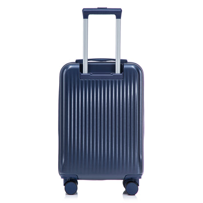 ABS Spinner Luggage Set with Combination Lock - Navy