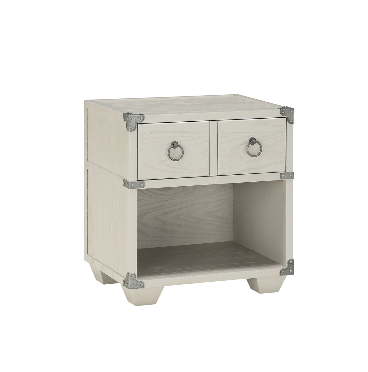 Orchest Gray Nightstand with Metal-Glide Drawer - Gray
