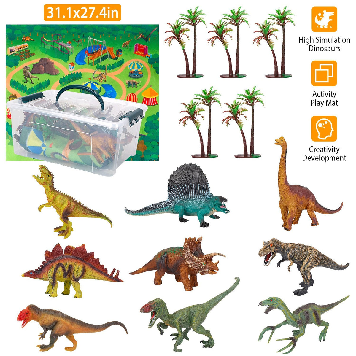 GBruno Dinosaur Figure Play Set