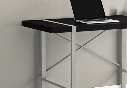 Industrial Computer Desk with Concrete-Look Tabletop - Multiple Colors