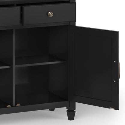 Connaught Handcrafted Entryway Storage Cabinet with Adjustable Shelves - Multiple Colors