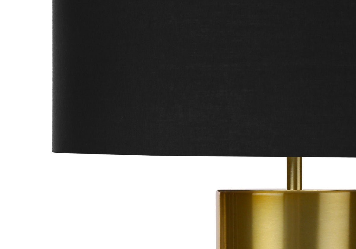 Contemporary Concrete Table Lamp with Adjustable Lighting - Black & Gold