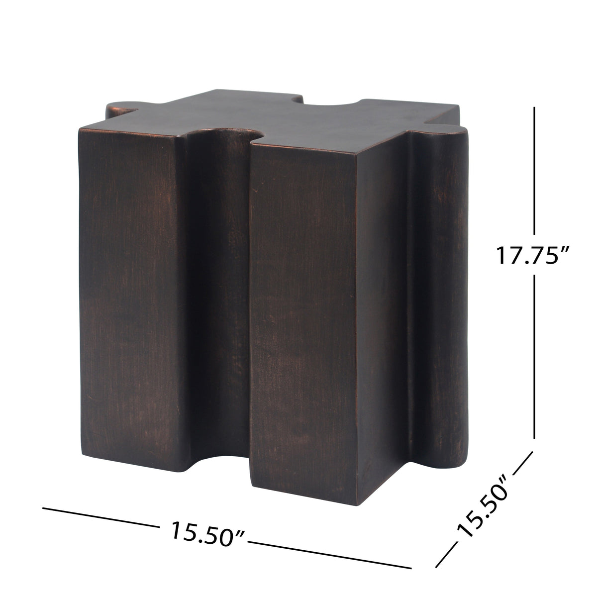3-Piece Artistic Puzzle Coffee Table Set