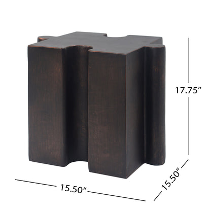 3-Piece Artistic Puzzle Coffee Table Set