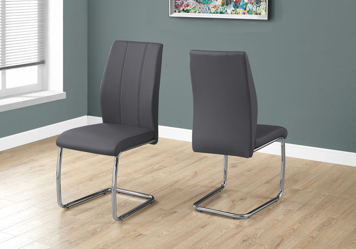 Contemporary Upholstered Dining Chair Set of 2
