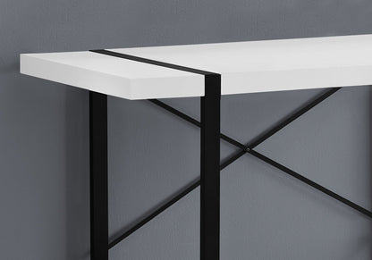 Industrial Design Computer Desk with Metal Frame - Multiple Colors