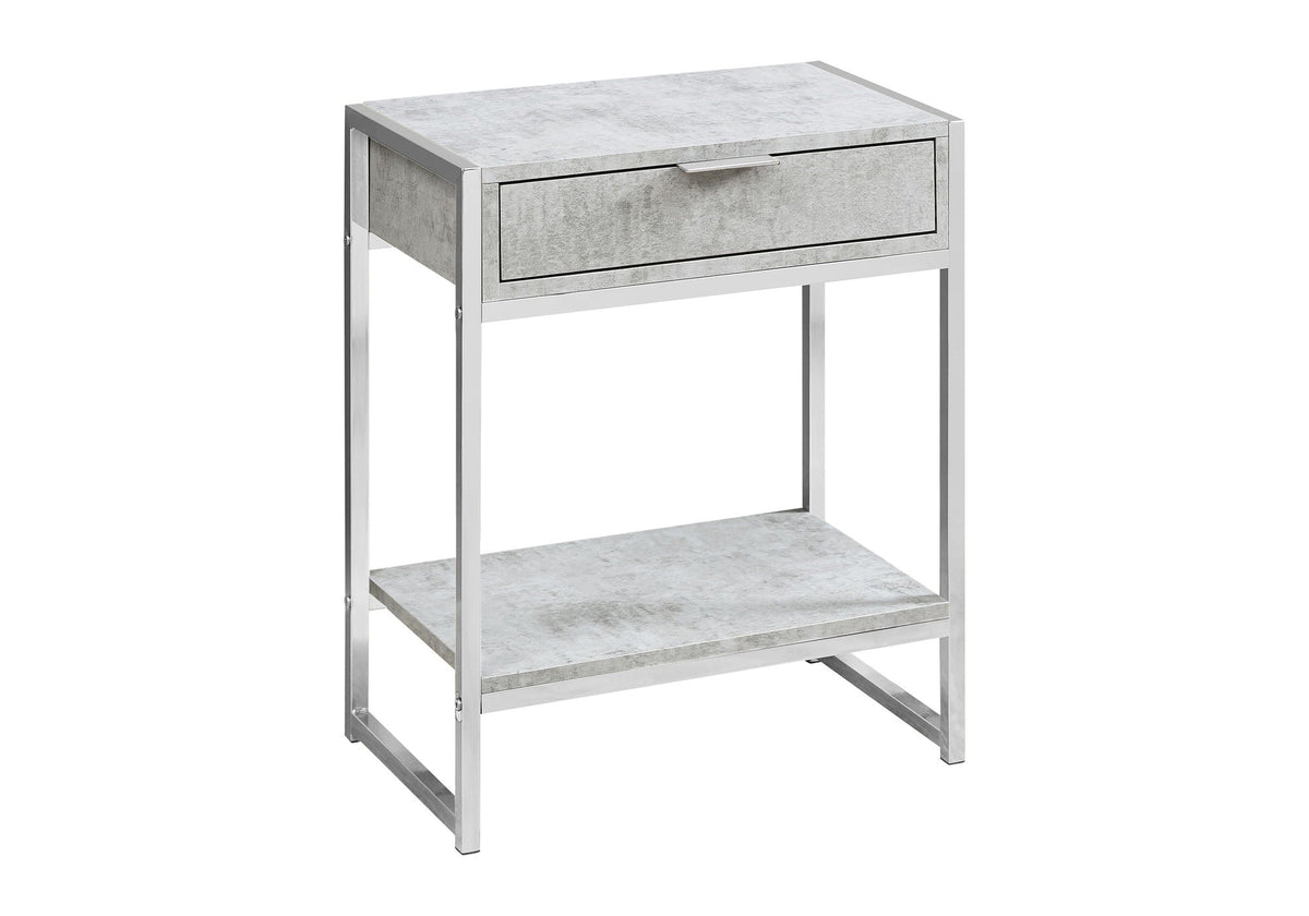 Accent Side Table with Storage Drawer and Spacious Tabletop - Multiple Colors