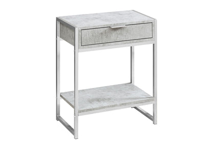 Accent Side Table with Storage Drawer and Spacious Tabletop - Multiple Colors