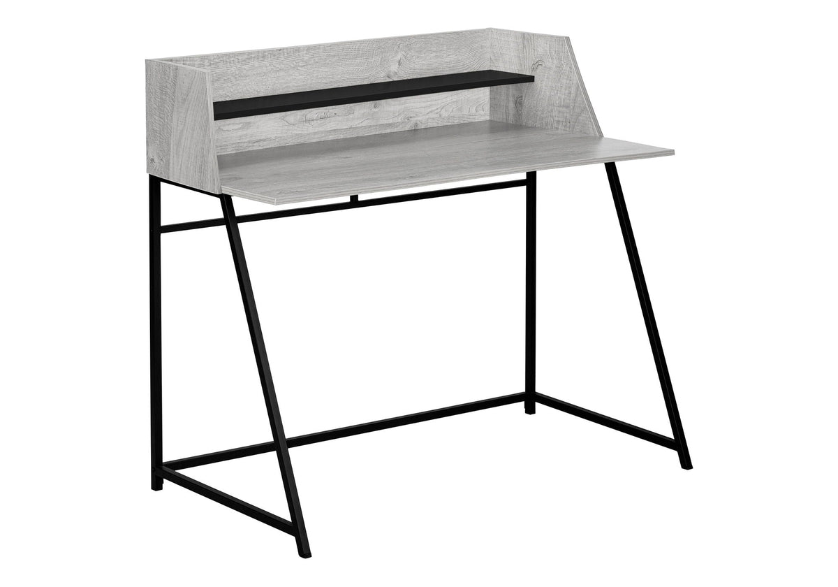 Marble Look Computer Desk with Storage Shelves - Multiple Colors