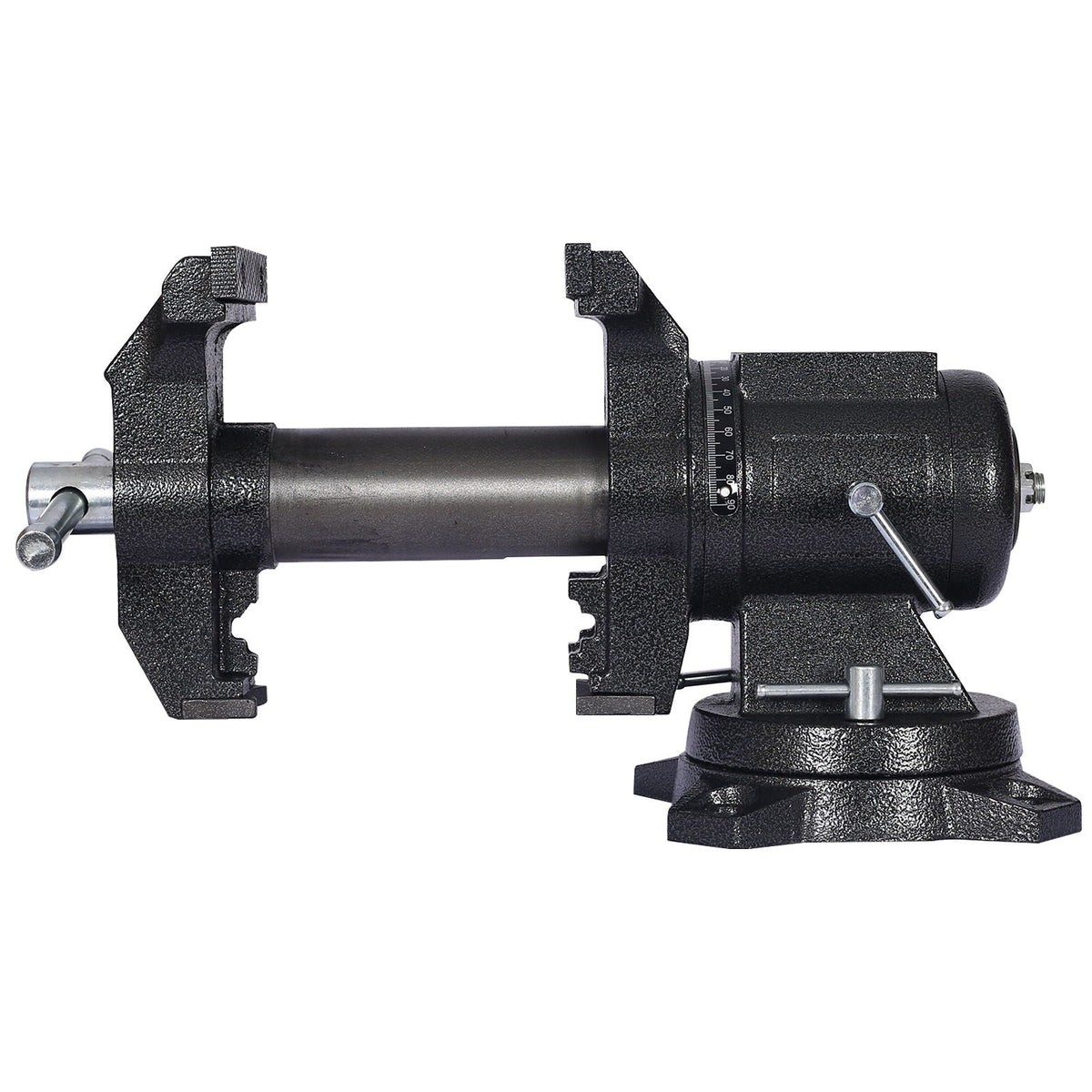 5-Inch Multi Jaw Bench Vise with 360° Swivel Base - Blue or Black