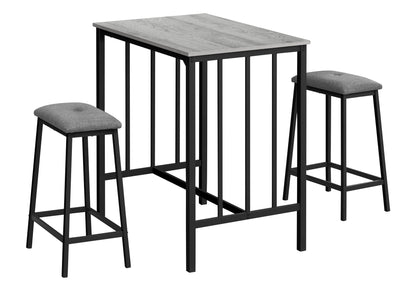 3 Piece Dining Set - Counter Height, Rectangular, Small, Contemporary & Modern