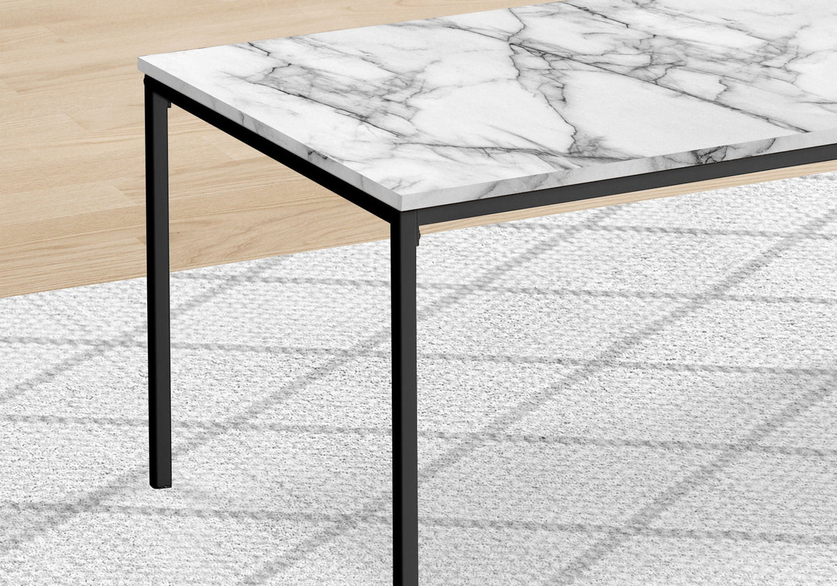 Contemporary 3-Piece Table Set with Metal Frame - Multiple Colors