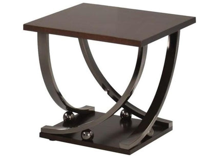 Dark Brown Coffee Table with Modern Elegance - Isiah