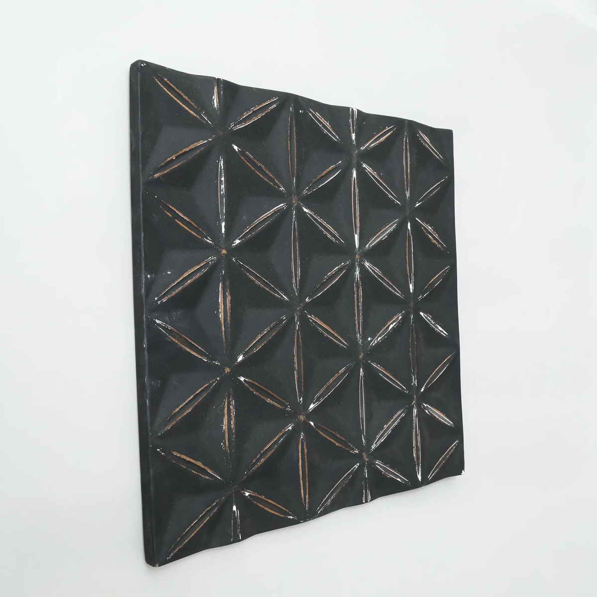 Black Square Modern Wall Art with Sleek Modern Design - Black