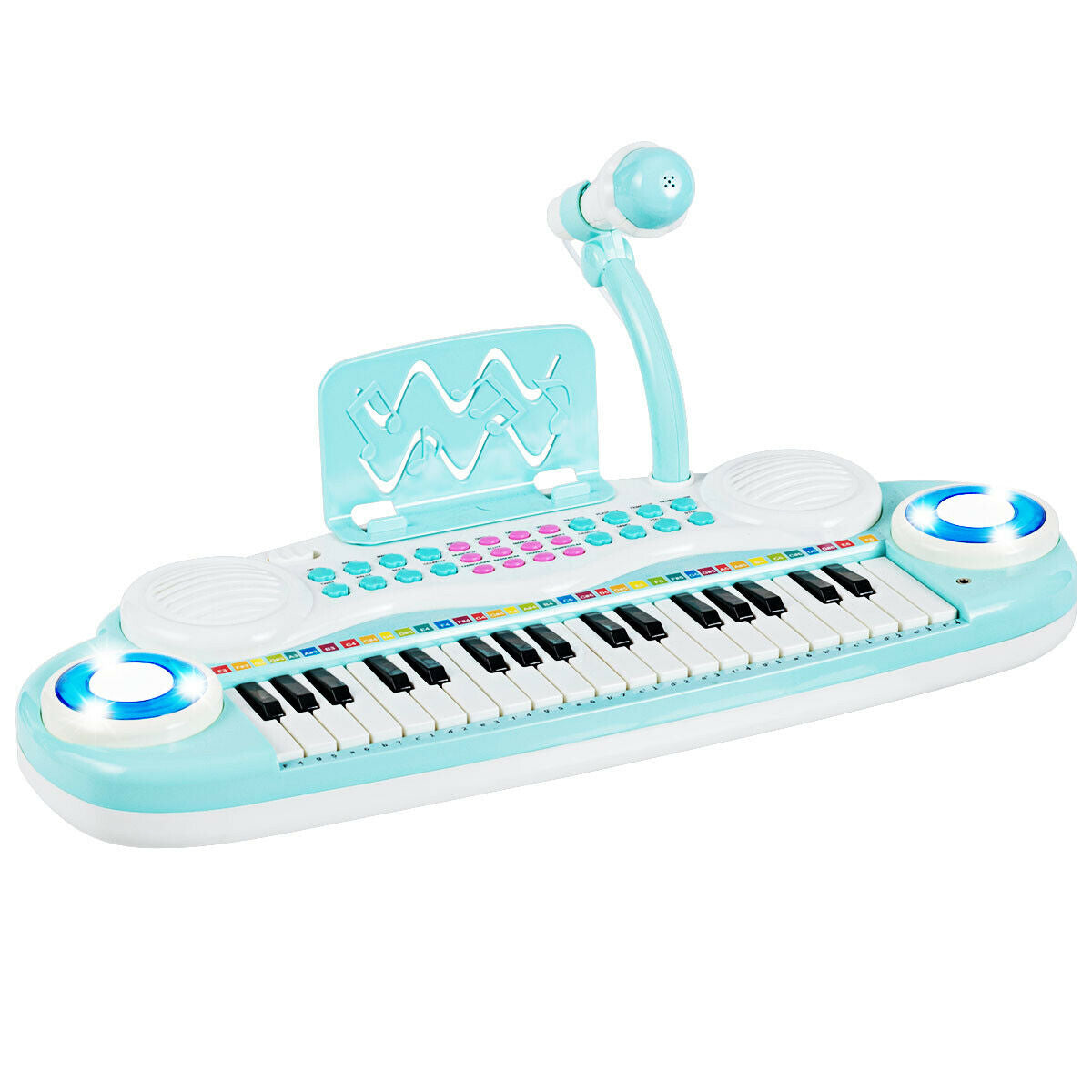 Multifunctional 37 Electric Keyboard Piano with Microphone