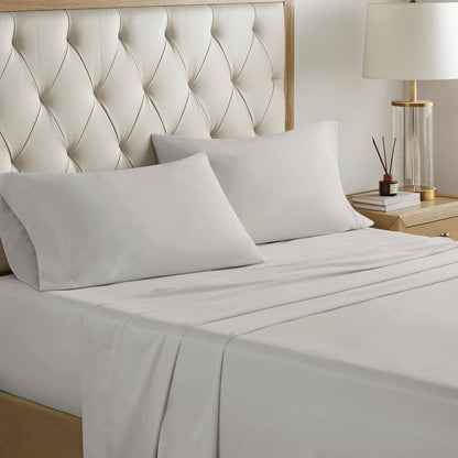 Navy 12 Piece Comforter Set with Cotton Bed Sheets - Queen, Paisley Jacquard