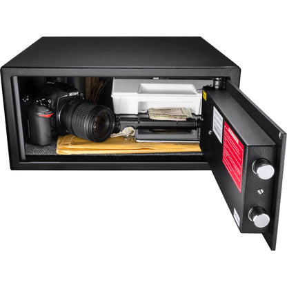 Biometric Security Safe with Fingerprint Access - 120 User Capacity - Black