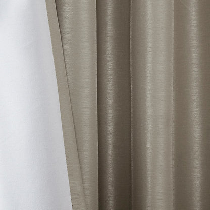 Twist Tab Total Blackout Window Curtain Panel with Thermal Insulation - Pewter