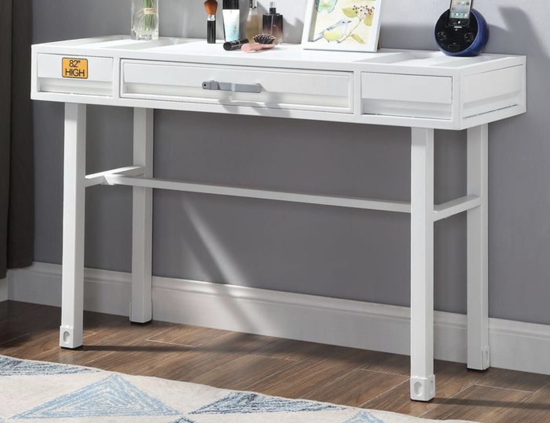 Cargo Vanity Desk with Functional Storage - Multiple Colors
