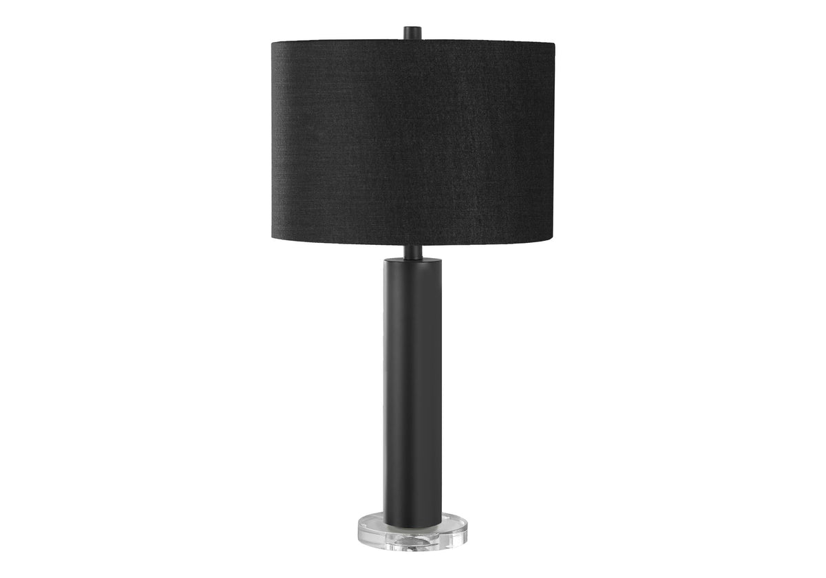 Contemporary Table Lamp with Adjustable Lighting - Black or Gray