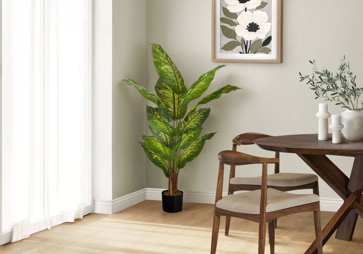 47" Tall Artificial Evergreen Tree with Real Touch Leaves - Green