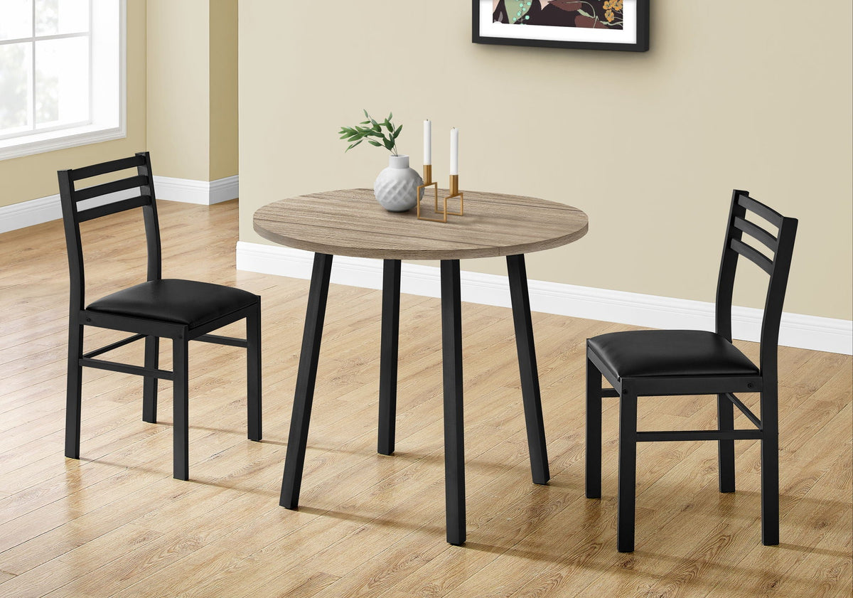 3 Pieces Dining Table Set - Contemporary & Modern