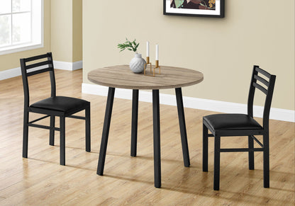 3 Pieces Dining Table Set - Contemporary & Modern