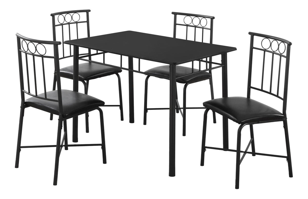 5 Pieces Small Rectangular Dining Table Set