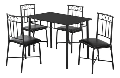 5 Pieces Small Rectangular Dining Table Set