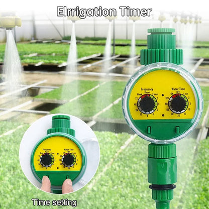 Digital Programmable Water Timer for Garden Irrigation - LCD Display, Automatic On/Off, Weatherproof Design