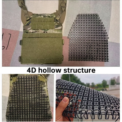 Universal 4D Perforated Tactical Helmet Liner – Breathable Soft Shock-Absorbing Pad