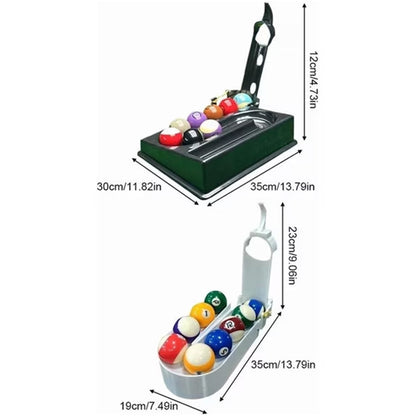 3D Printed Pool Ball Alignment Stand, Portable Snooker Training Aid & Billiard Holder