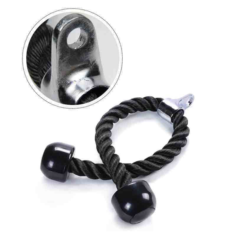 Triceps trainer biceps pull rope single double-headed rope down pull rope gantry fitness down pressure rope