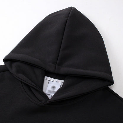Letter printed hooded sweatshirt