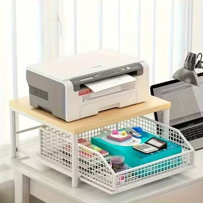 Modern Kitchen Microwave Shelf – Space-Saving Countertop Storage for Appliances, Elegant Design