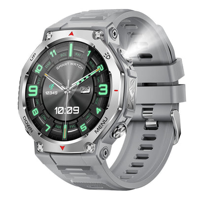 KT85 Smart Watch Bluetooth Call Flashlight Heart Rate Oximeter Step Multi functional Outdoor Watch