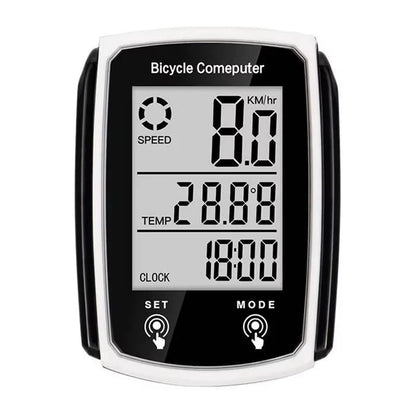Wired LCD Digital Bicycle Computer - Speedometer and Odometer with Backlight, a Must - have Bike Accessory