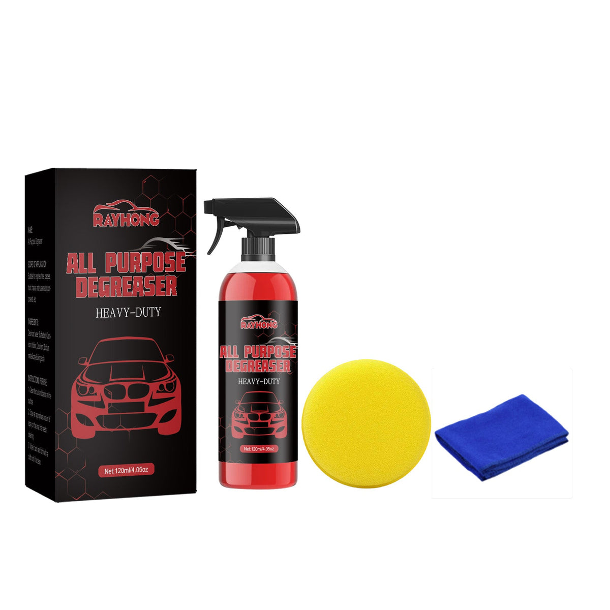Car Multi-Functional Cleaner, Car Paint Surface Wheel Hub Metal Strong Decontamination Cleaner