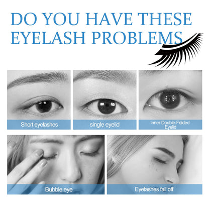 EELHOE False Eyelash Glue, Lightweight Self-Adhesive False Eyelash Glue Gentle And Non-Irritating