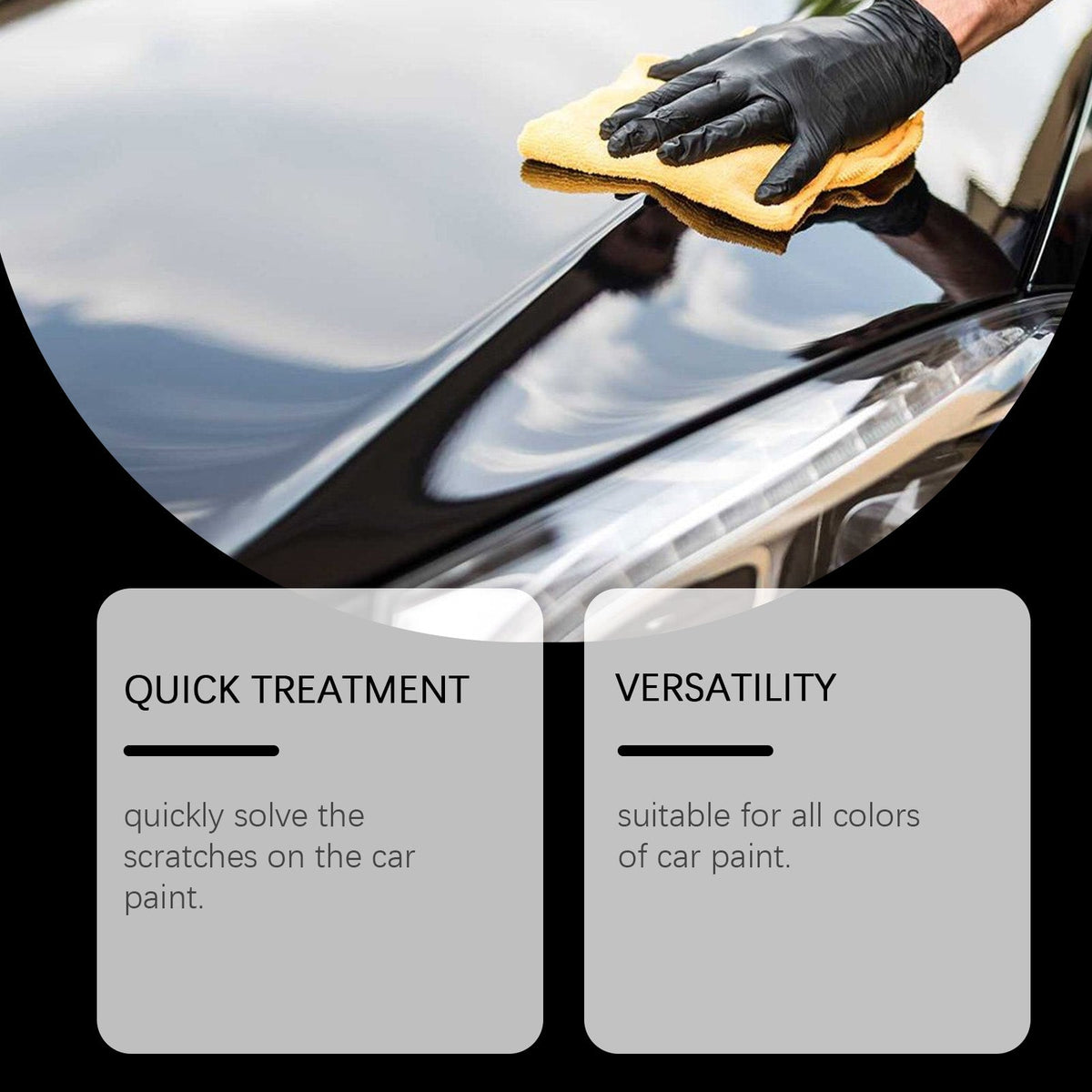 Rayhong Car Scratch Remover, Car Scratch Maintenance Paste Quick Scratch Clean And Easy To Use