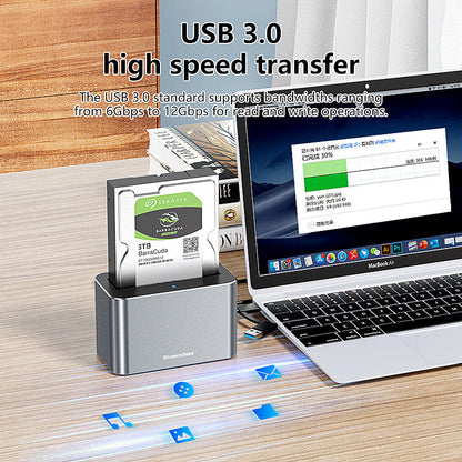 SAS/SATA Universal Hard Disk Base 2.5-3.5-inch 20TB Desktop Type-C Hard Disk Box 3.0