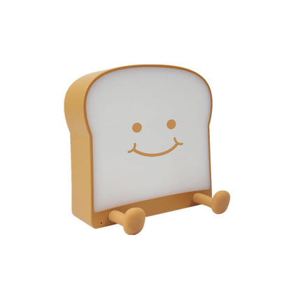 Toast Bread Night Light USB Charging Pat Timing Light Single-Sided Light-Emitting Square Bread Shape Bedside Lamp