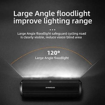 High-Capacity Waterproof Scooter/Bike Light