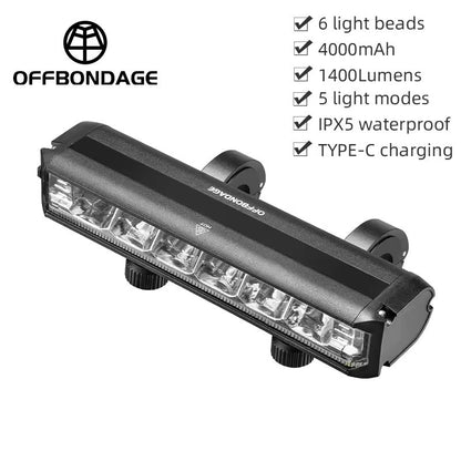 High-Capacity Waterproof Scooter/Bike Light