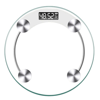 28cm Household Transparent Round Scale Intelligent Electronic Scale Precision Body Scale