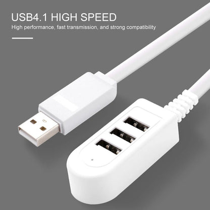 USB three in one splitter socket 3a multifunctional charger one to three port hub data extension cable