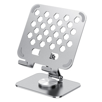 Tablet stand 360 degree rotating folding all metal live streaming learning iPad universal stand for tablets and smartphones