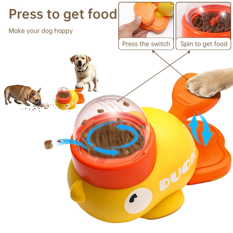 Intelligent Cartoon Dog Automatic Feeder: Large Capacity, Anti - slip, Doubles as Toy & Feeding Utensil