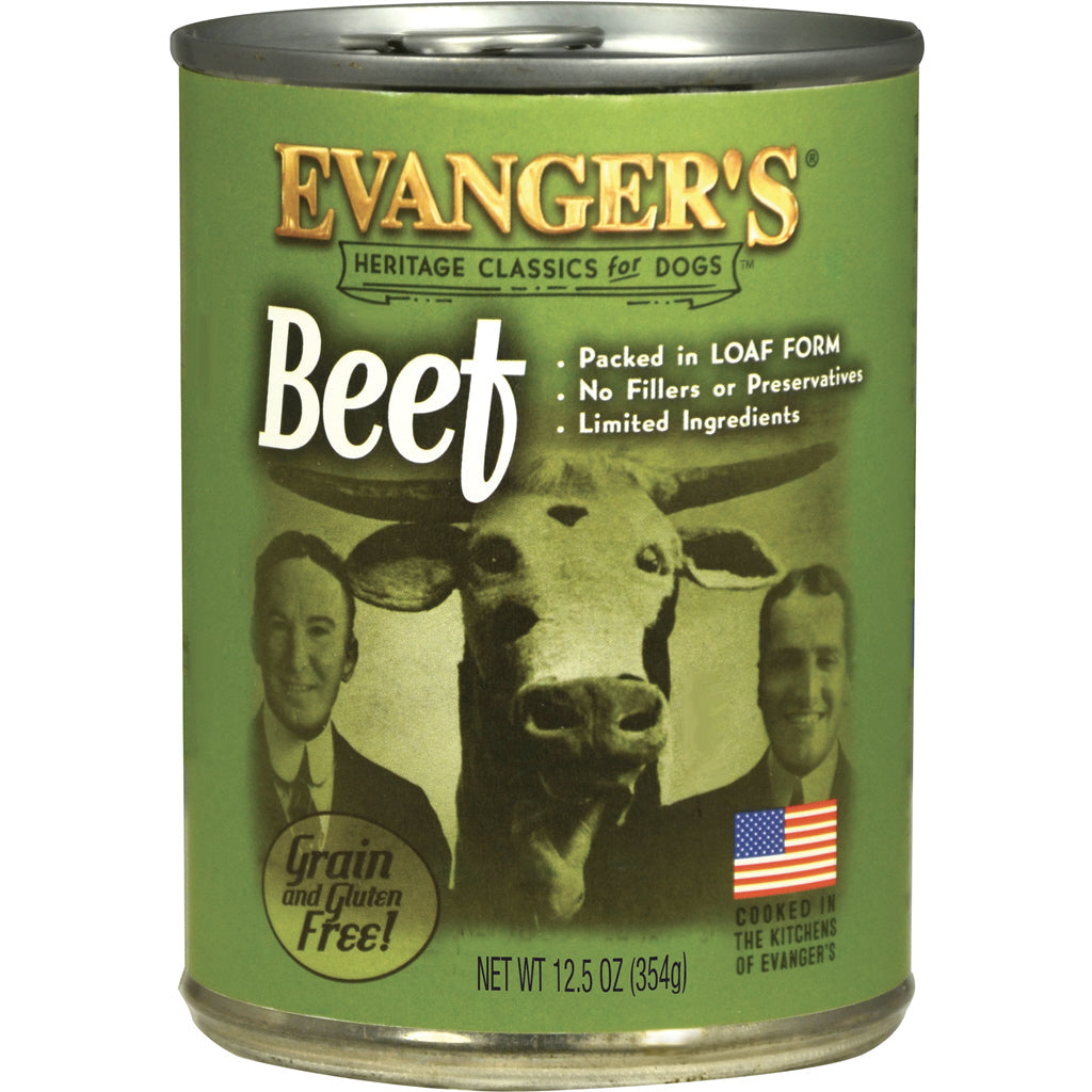 Evanger's All Life Stages Classic Beef Wet Dog Cans (12.5oz)
