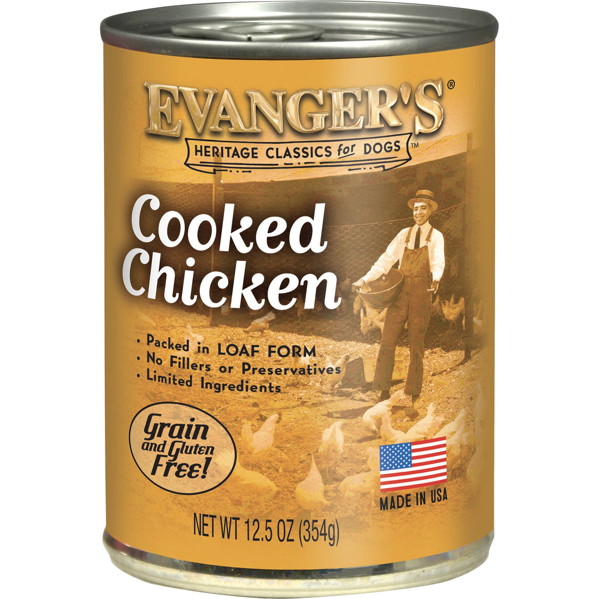 Evanger's All Life Stages Cooked Chicken Wet Dog Can (12.5oz)